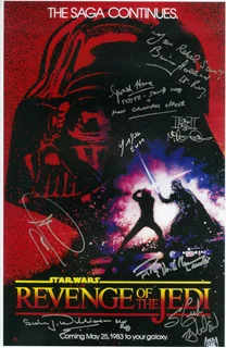 Return of the Jedi autograph
