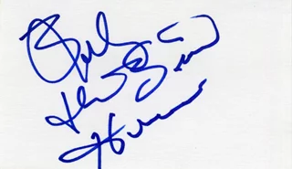 Bobby The Brain Heenan autograph