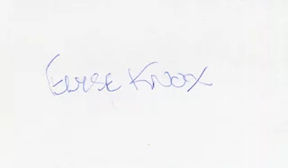 Elyse Knox autograph