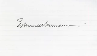 Edward Herrmann autograph