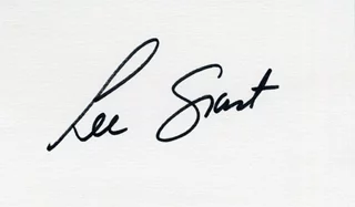 Lee Grant autograph