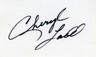 Cheryl Ladd autograph
