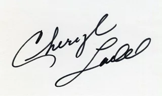 Cheryl Ladd autograph