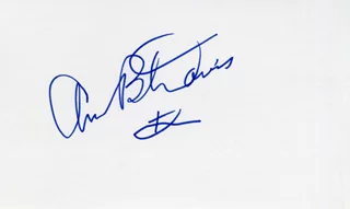 Ann B. Davis autograph