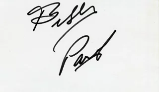 Billy Paul autograph