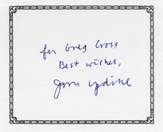 John Updike autograph