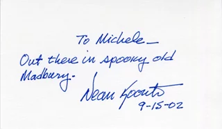 Dean Koontz autograph