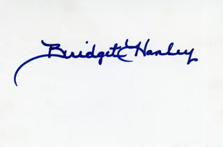 Bridget Hanley autograph