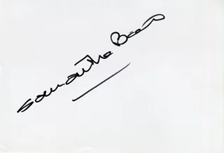 Samantha Bond autograph