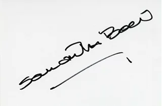 Samantha Bond autograph