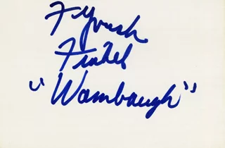 Fyvush Finkel autograph