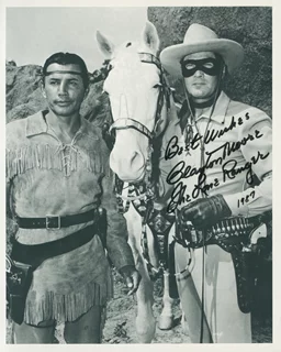 Clayton Moore autograph