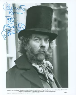 Donald Sutherland autograph
