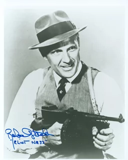 Robert Stack autograph