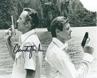 Christopher Lee autograph