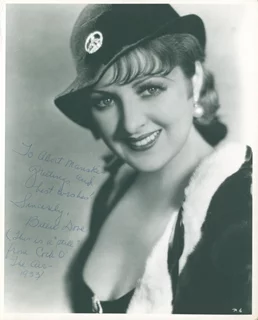 Billie Dove autograph