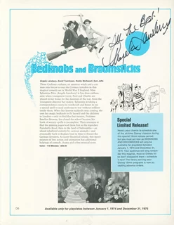 Angela Lansbury autograph
