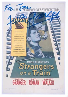 Farley Granger autograph