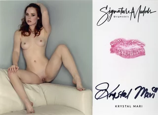 Krystal Mari autograph