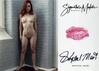 Krystal Mari autograph