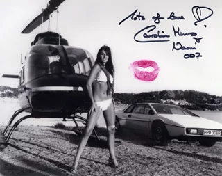 Caroline Munro autograph