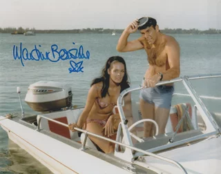 Martine Beswick autograph
