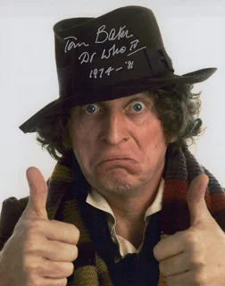 Tom Baker autograph