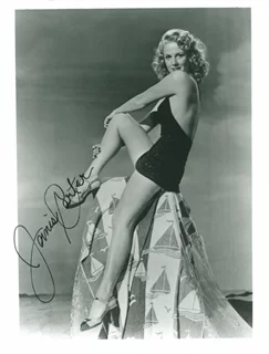 Janis Carter autograph