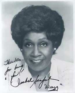 Isabel Sanford autograph