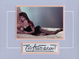 Brigitte Bardot autograph