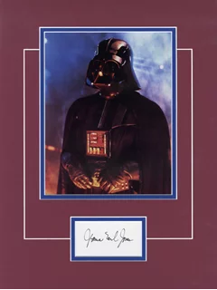 Darth Vader autograph