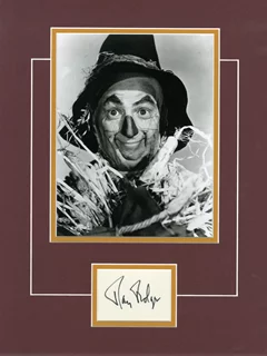 Ray Bolger autograph
