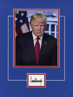 Donald Trump autograph