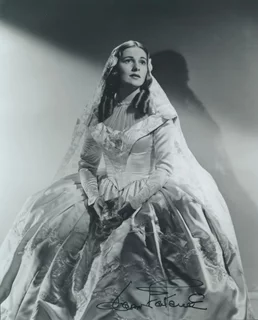 Joan Fontaine autograph