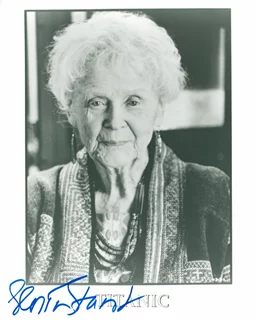 Gloria Stuart autograph