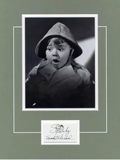 Spanky McFarland autograph