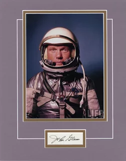 John Glenn autograph