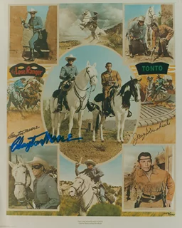 Clayton Moore autograph
