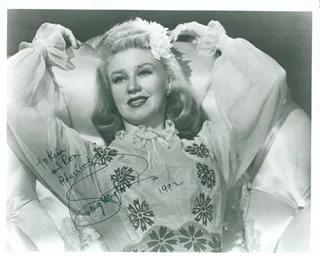 Ginger Rogers autograph