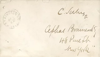 Charles Sumner autograph