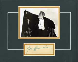 John Carradine autograph