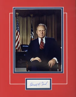 Gerald Ford autograph