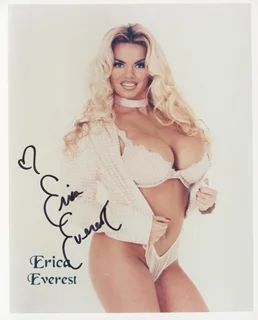Erica Everest autograph