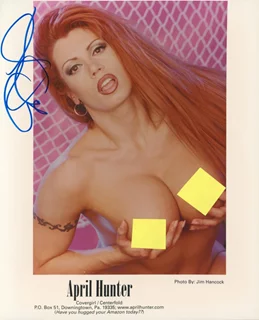 April Hunter autograph