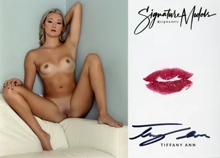 Tiffany Ann autograph