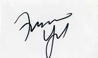 Francine York autograph