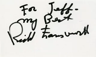 Richard Farnsworth autograph