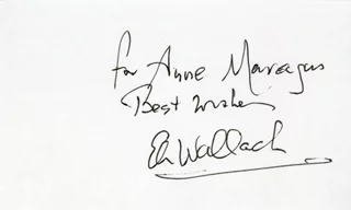 Eli Wallach autograph