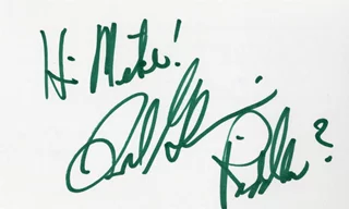 Frank Gorshin autograph