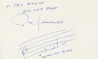 Jay Livingston autograph